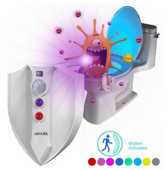 UV Sterilization Motion Light Activation Toilet lamp ANKOOL