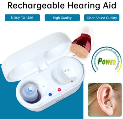 V30 Hearing Aids Audiphones Sound Amplifier for Deafness Invisible Earphone Wireless Earbuds