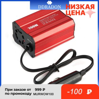 200W Car Power Inverter 12V 220V and AC 110v Converter Auto Charger Converter Adapter Modified Sine Wave EU US JP Socket