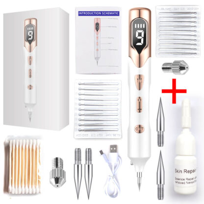 Electric Plasma Mole Removal Pen Laser Set Wart Remover Skin Pore Care Corn Freckle Dark Tag Nevus Pimple Spot Tattoo Cleaner