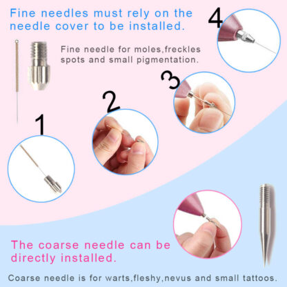 Electric Plasma Mole Removal Pen Laser Set Wart Remover Skin Pore Care Corn Freckle Dark Tag Nevus Pimple Spot Tattoo Cleaner - Image 6