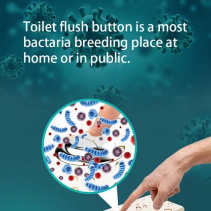 ANKOOL Touch-free Automatic Toilet Flush Button Senor Infrared #AK05101521 - Image 4