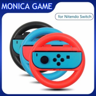 For Switch 2pcs Racing Steering Wheel Controller Handle Grips for Nitendo Switch Games ABS Material For Nintend Switch Joy con