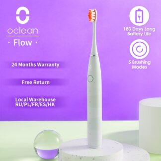 Oclean Flow Smart Sonic Electric Toothbrushes 180Day Standby Whiten Travel Adult Toothbrush Tips Original Replacement Brush Head