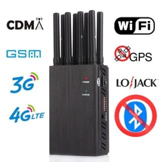 Portable 8 Antennas GSM 2G 3G 4G LTE 4GWinmax GPS WIFI LOJACK Detector