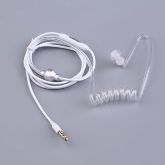 Single Stereo Secret Service Air Tube 3.5mm Anti Radiation Mobile Phone Headsets Headphone Earphone With Air Pipe KY-011