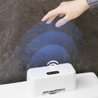 Automatic Toilet Flush Button Touchless Toilet Flush Flusher Intelligent Infrared Sensor Waterproof On-Touch Flush Switch Smart Home Kit