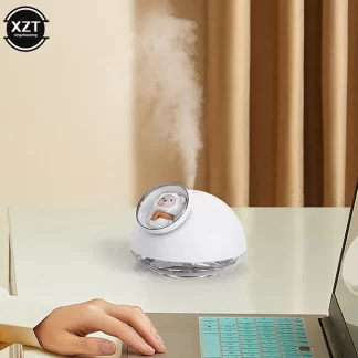 160ml Ultrasonic Air Humidifier Cute Pet Bear Aroma Oil Diffuser Fresher USB Cool Mist Sprayer with Night Light for Car Home